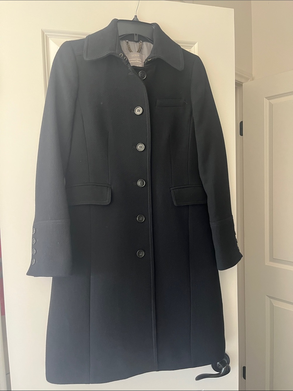 J Crew Classic lady day coat in Italian double-cloth wool with Thinsulate®